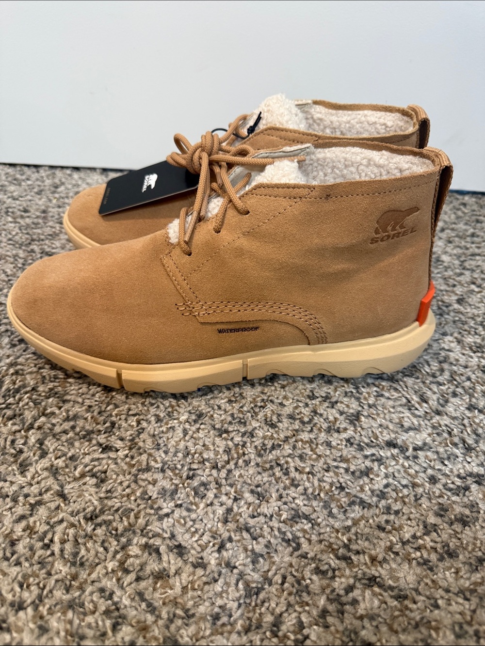Sorel Women's Explorer Next Drift Waterproof Boots - Tawny Buff, Ceramic 9 NWT - Picture 2 of 10